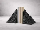 MONOLITH PEAK — Sculptural Mountain Bookends-0