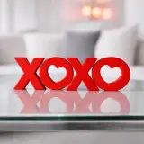 XOXO 3D Decor, Letter Art, Sign Decor