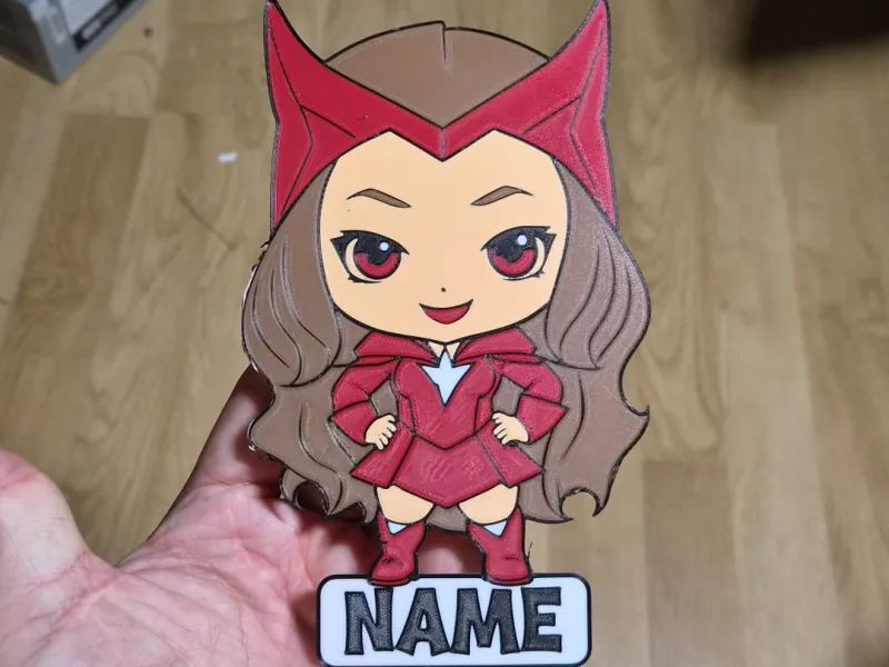 Bruja Escarlata - Scarlet Witch - Tu nombre