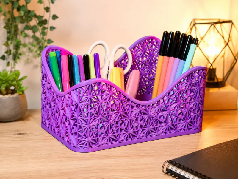 Eleganter Organizer mit geometrischem Muster