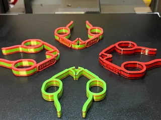 Limited edition Deluxe Xmas Filament V-Grip clamp / clip