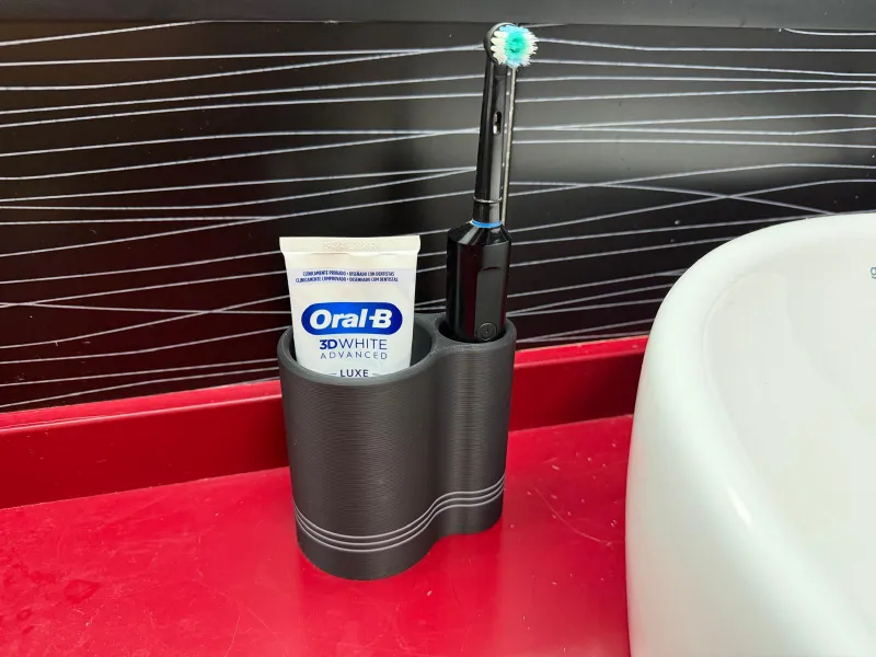 PORTA CEPILLO Y PASTA DE DIENTES