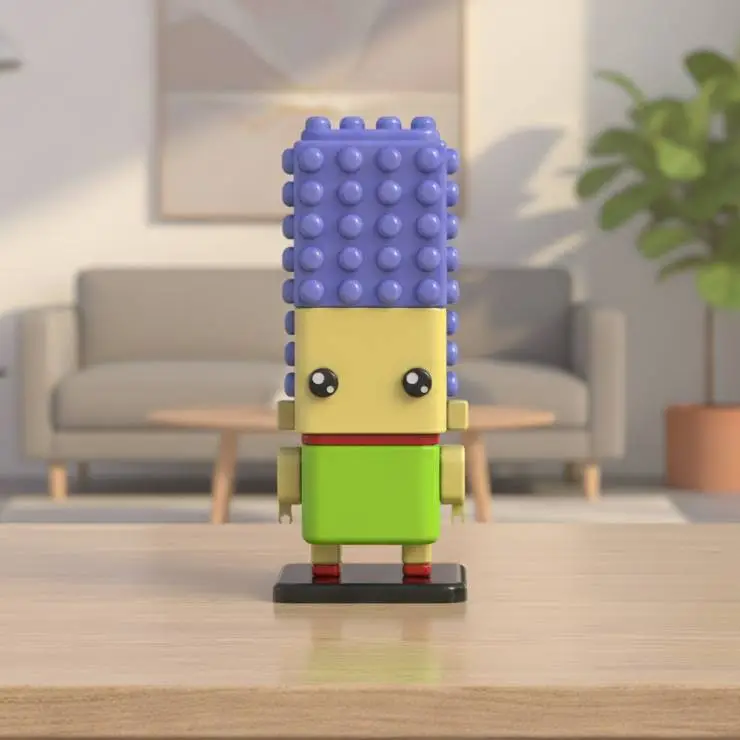 MARGE SIMPSON AU CARRÉ - LA FAMILLE SIMPSONS