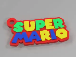 Super Mario Keychain