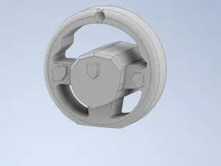 Lamborghini Aventador steering wheel keychain