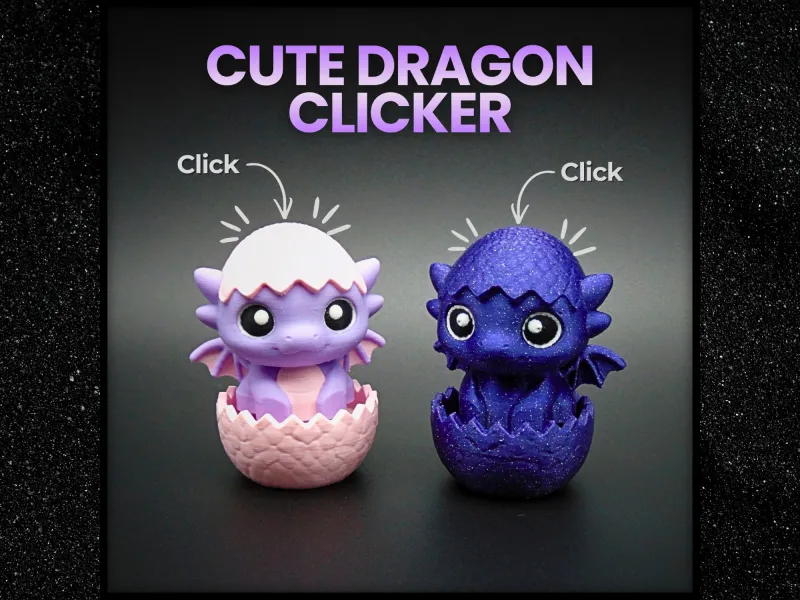 かわいいドラゴンクリッカー