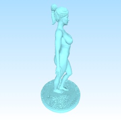 Anatomic model woman 4 for painting & sculpting