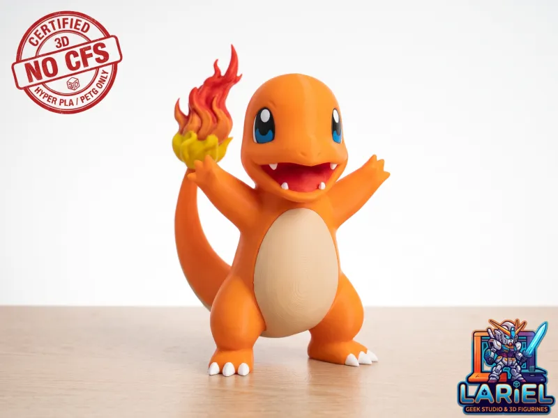 Charmander Pokémon Multipart (25cm) - No CFS