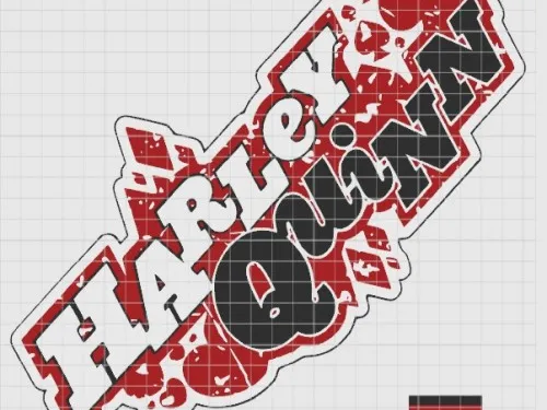 Harley Quinn wall - keychain