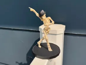 MJ Disco Pose Skeleton