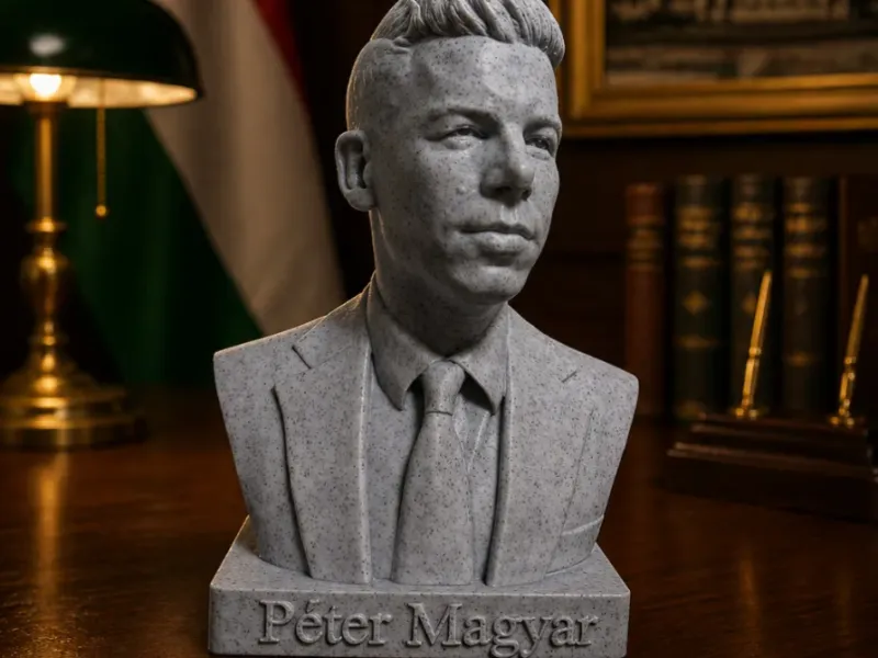 Busto de Péter Magyar – Retrato Político Húngaro