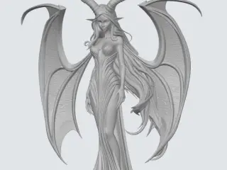 120mm figure woman demon LIlith