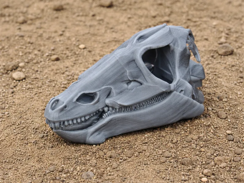 Crânio de Thescelosaurus