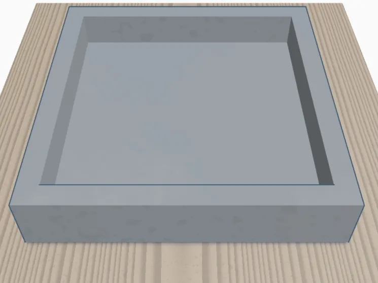Square Pot Saucer (5x5x1 inches)