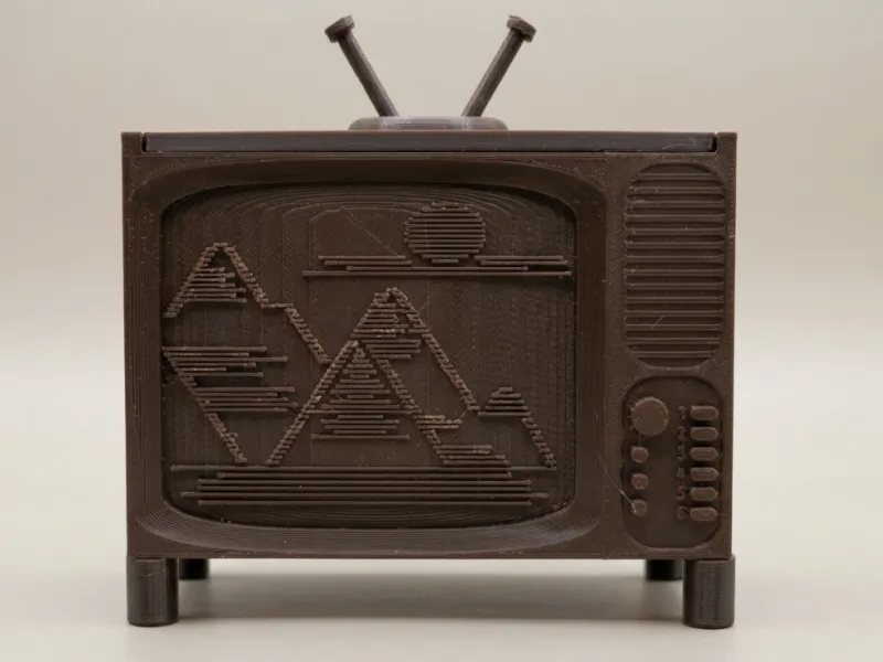 Support de téléphone style téléviseur CRT rétro – Station d'accueil pour télévision vintage