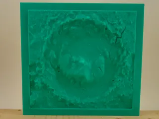 Moon Crater 3D Painting / Picture