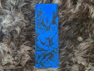Fox in the Night Forest Wildlife Bookmark