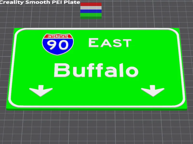 Highway Sign - Buffalo