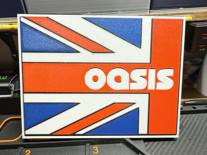 Oasis Flag lightbox