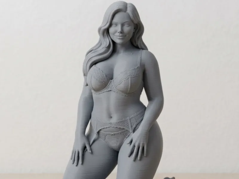 Diz Çökmüş Pin-Up