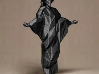 Geometric JESUS Statue