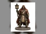 Torch Bearer Square Lantern-0
