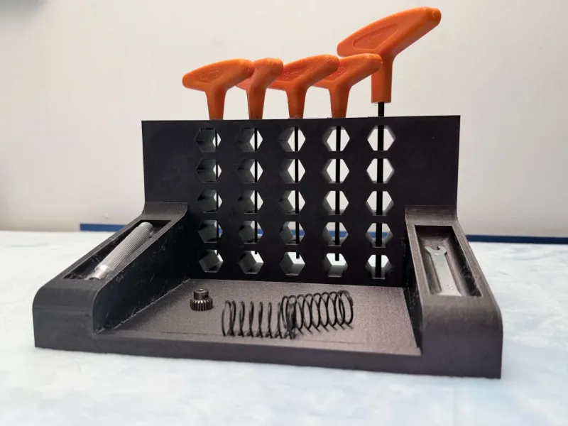 Tava de service RC Drift Spec - Organizator pentru chei hexagonale și piese