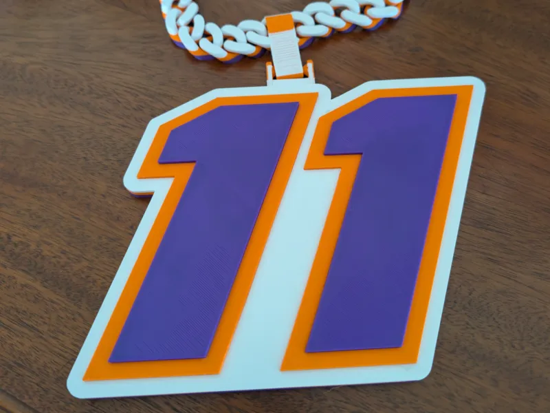 Denny Hamlin #11 Tribute Cuban Link Hype Chain
