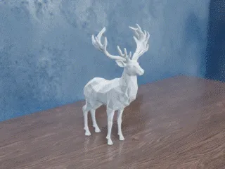 Low Poly Stag