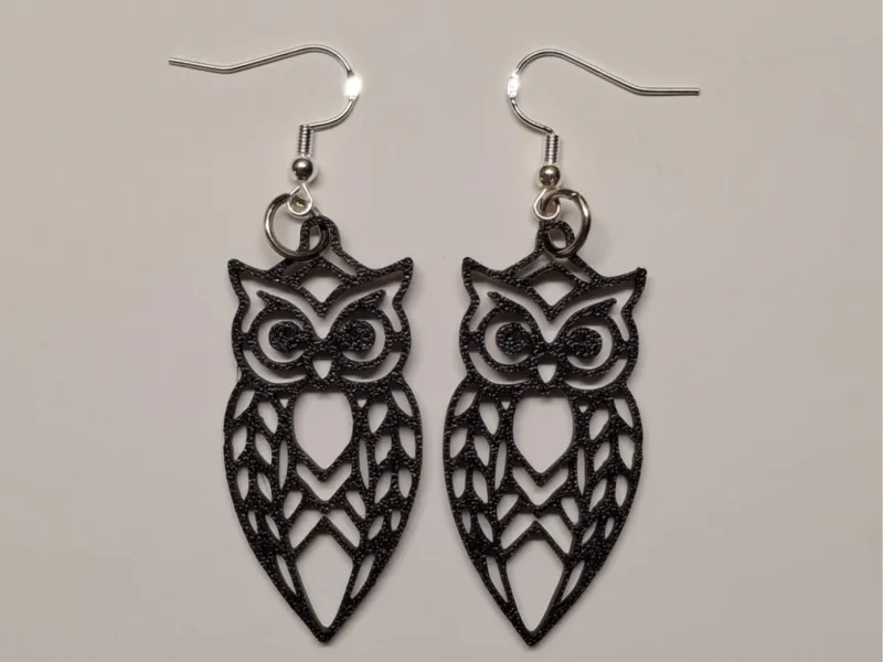 Pendientes lechuza 3