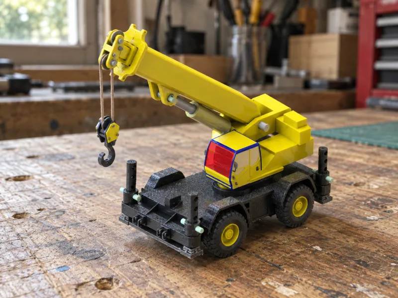 Macara mobilă pentru teren accidentat Model de imprimare 3D STL STEP imprimare 3D