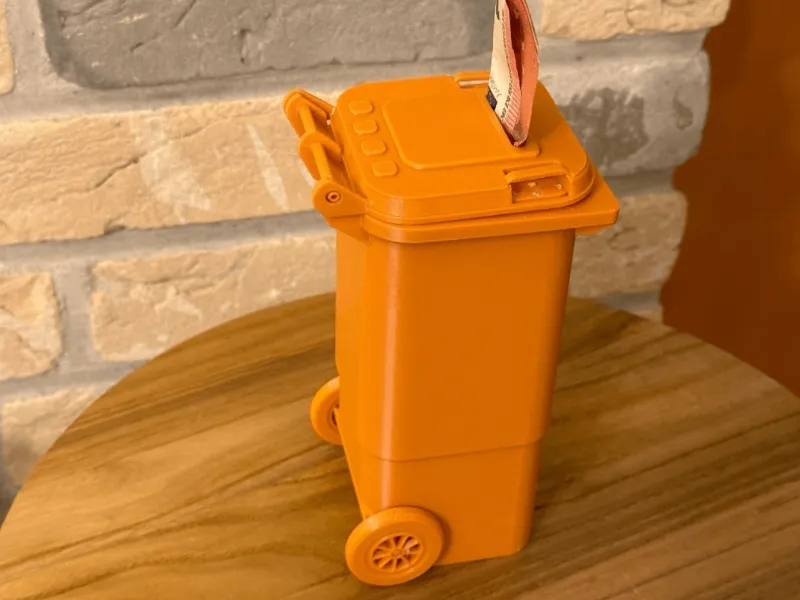 Container Spaarpot / Afvalbak Spaarpot