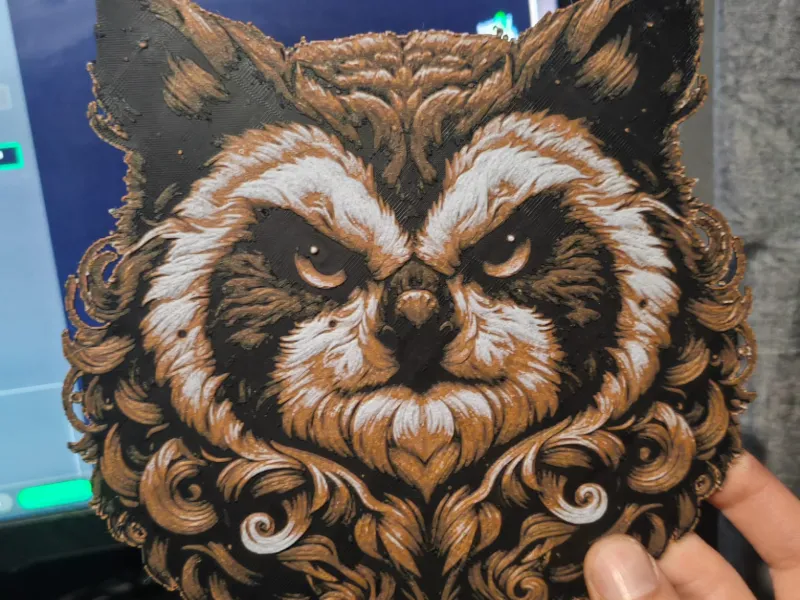 Litografia di Owlbear