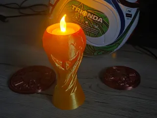 World Cup Torch – LED Tea Light Holder