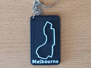 MELBOURNE Circuit KeyChain