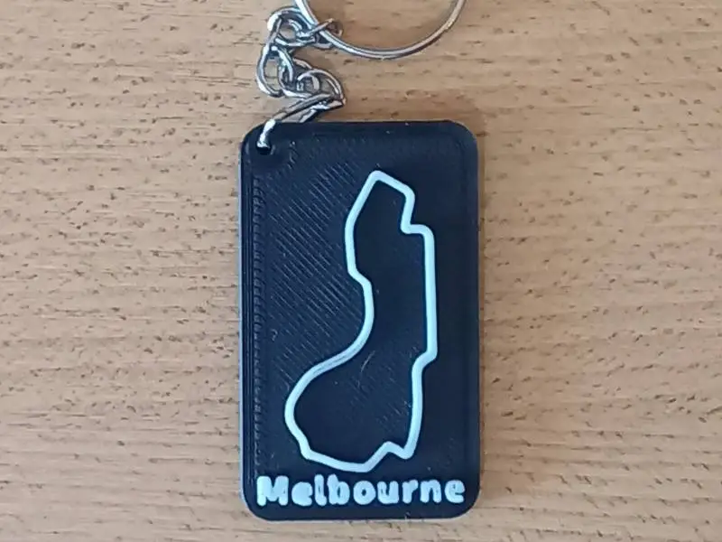 MELBOURNE Circuit KeyChain