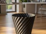 Vaso Lixeira Grande em Espiral-0