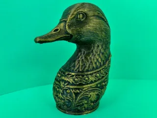 Duck Head Sculpture