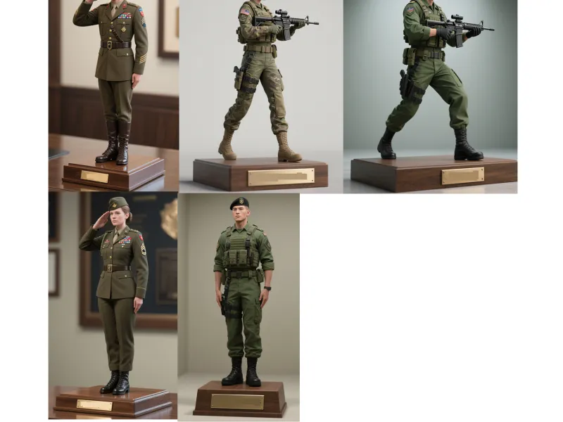 5 Soldaten Modelle, Top Modelle !