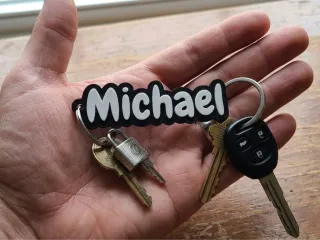 Llavero con nombre Michael