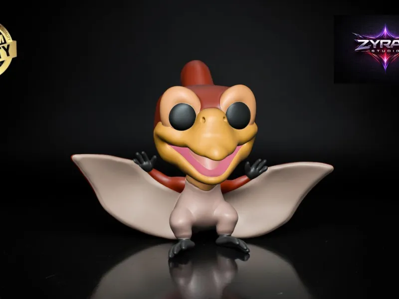 Petrie Funko STL The Land Before Time Figure Flying Dino 3D