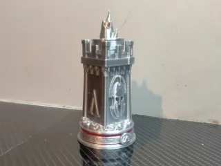 Spartan Chess Rook Multicolor 3D