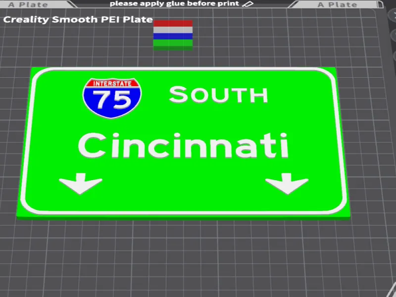 Highway Sign - Cincinnati