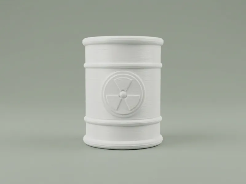 Radioactive Waste Barrel – Nuclear Hazard Prop