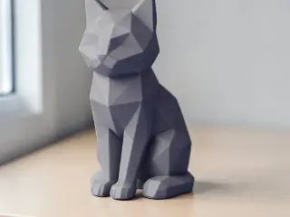 Low poly cat