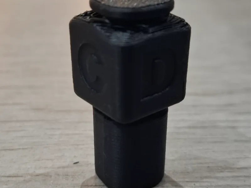 Multiple choice dice answer spinner