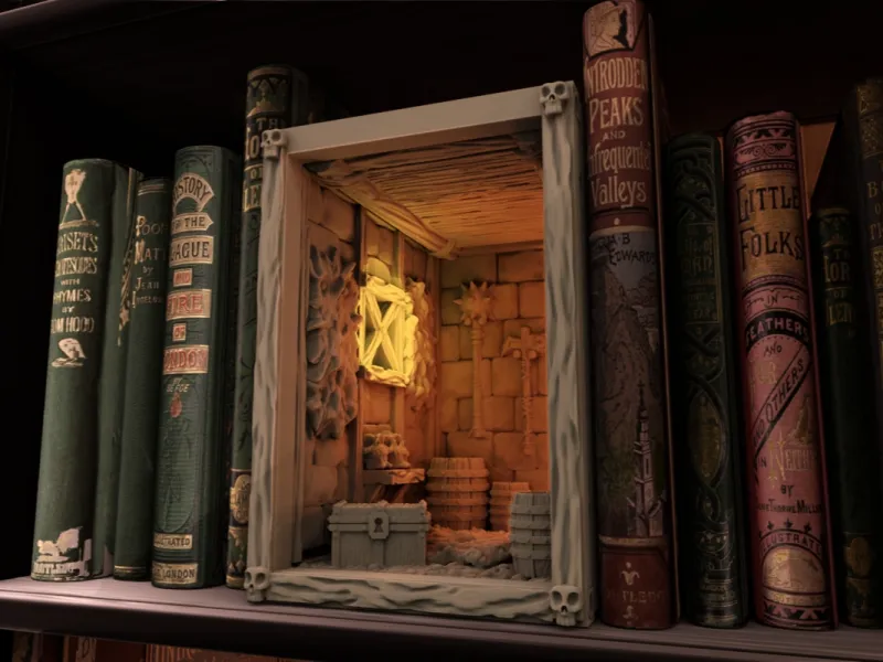 Booknook de l'arsenal du barbare