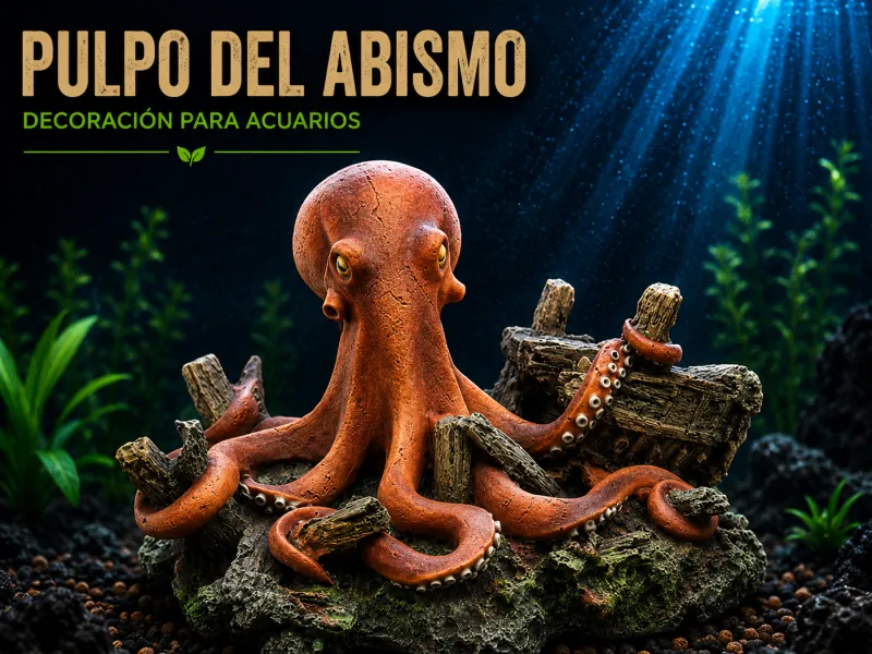 Abyssal Octopus Aquarium Decoration