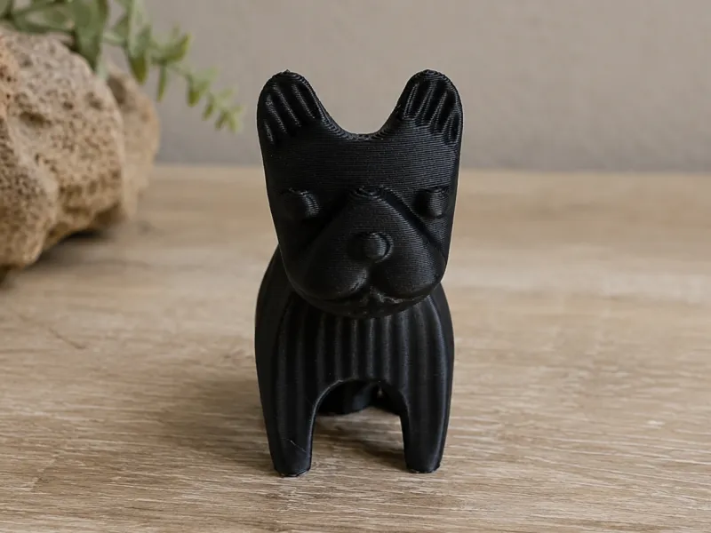 Estatua estilizada de bulldog - Impresión fácil