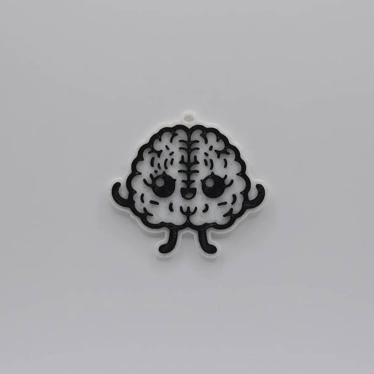 3D Printer Files | 3MF File | Cute Anatomical Brain Keychain #1 ...